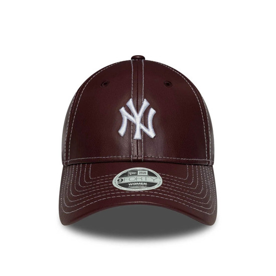 New Era Καπέλο New York Yankees MLB Topstitch PU 9FORTY Adjustable Cap